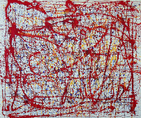 Hommage à Jackson Pollock - Blue Moon