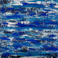 Blue White Turquoise - Michael Schmidt Stuttgart